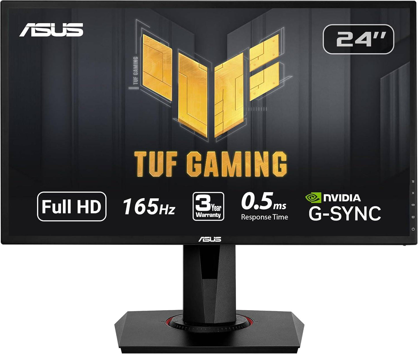 VG248QG 24" G-SYNC Gaming Monitor 165Hz 1080P 0.5Ms Eye Care with DP HDMI Dvi,Black - Tenini Strive Electronic Shop