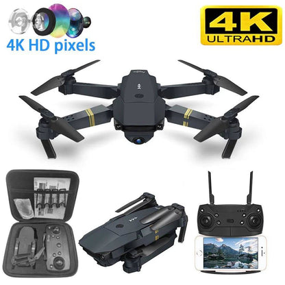 Drone with Camera 4K, Drones for Adults, Wifi FPV RC Quadcopter with Multiple Flight Modes, 3D Flip Foldable Mini Drones Toys Gifts for Kids Beginners, Headless Mode, One Key Start Mode - Tenini Strive Electronic Shop