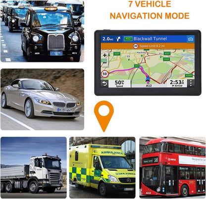 N700 GPS Navigation for Car Truck RV, GPS Navigator with 7 Inch, 2023 Maps (Free Lifetime Updates), Truck GPS Commercial Drivers, Semi Trucker GPS Navigation System, Custom Truck Routing - Tenini Strive Electronic Shop