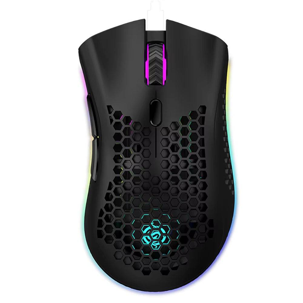 BM600 Wireless Mouse Luminescent Desktop Computer Laptop Universal Rechargable Lightweight Ergonomics Game E-Sports Mouses - Tenini Strive Electronic Shop