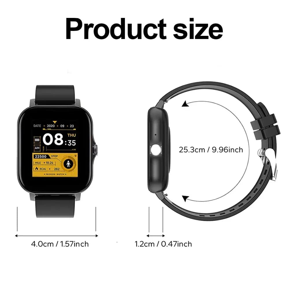 Smart Watch for Men Women Gift 1.44' Full Touch Screen Sports Fitness Watches Bluetooth Calls Digital Smartwatch Wristwatch - Tenini Strive Electronic Shop