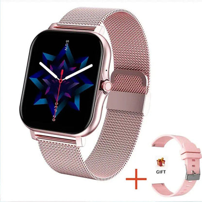 Smart Watch for Men Women Gift 1.44' Full Touch Screen Sports Fitness Watches Bluetooth Calls Digital Smartwatch Wristwatch - Tenini Strive Electronic Shop