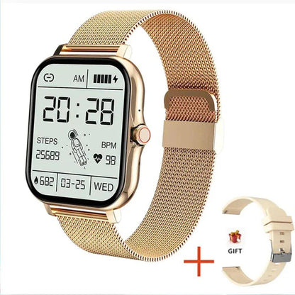 Smart Watch for Men Women Gift 1.44' Full Touch Screen Sports Fitness Watches Bluetooth Calls Digital Smartwatch Wristwatch - Tenini Strive Electronic Shop