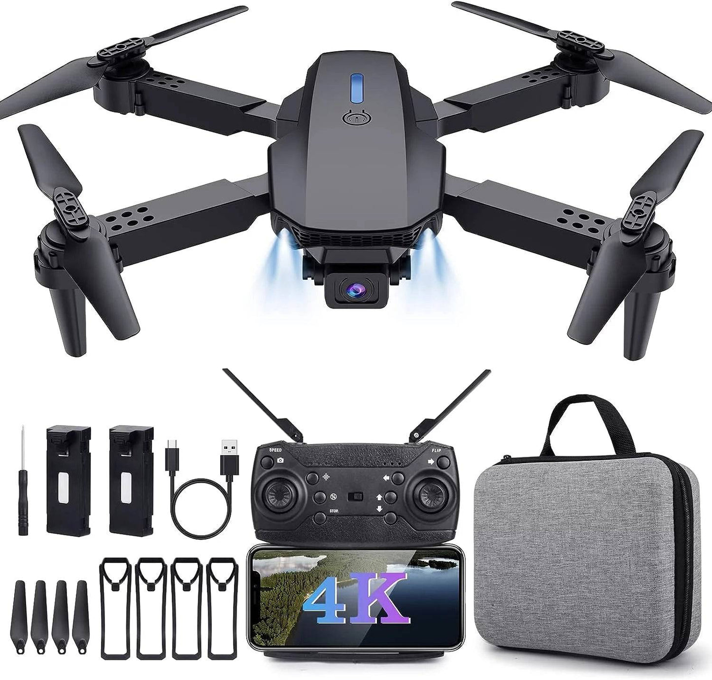 RC Mini Drones with Camera for Adults 4K for Beginners Kids with Live Video Camera Drones Support Wifi FPV - Tenini Strive Electronic Shop