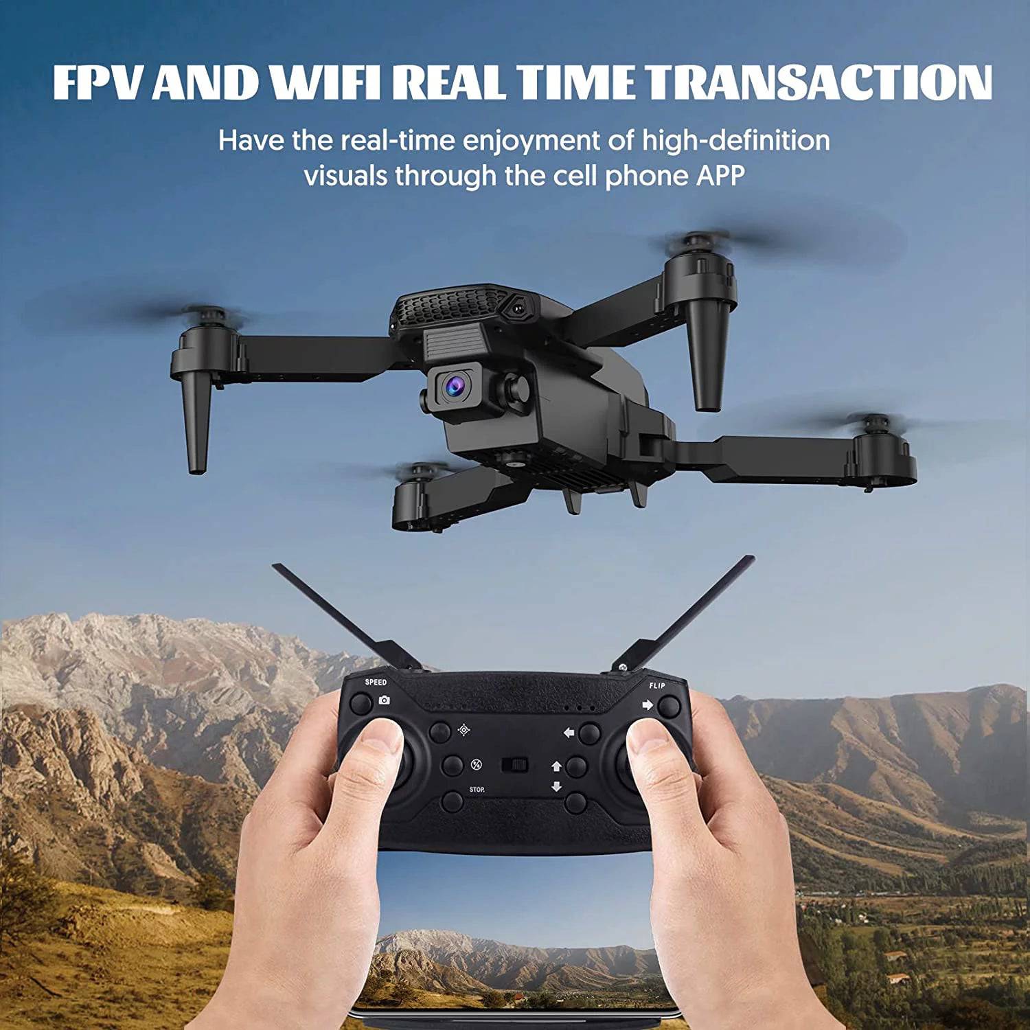 RC Mini Drones with Camera for Adults 4K for Beginners Kids with Live Video Camera Drones Support Wifi FPV - Tenini Strive Electronic Shop