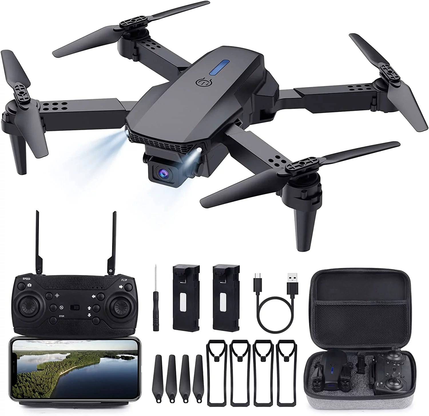 RC Mini Drones with Camera for Adults 4K for Beginners Kids with Live Video Camera Drones Support Wifi FPV - Tenini Strive Electronic Shop