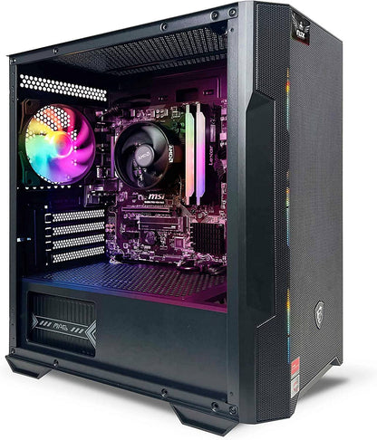 PC - AMD Ryzen 5 5600G, 16 Gb DDR4 3600, 512 Gb M2 Nvme SSD, RGB Fans, Windows 11 Home - Tenini Strive Electronic Shop