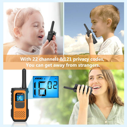 Walkie Talkie,  Walkie Talkies for Adults, 22 Channel Rechargeable Two-Way Radio(4 Pack) - Tenini Strive Electronic Shop