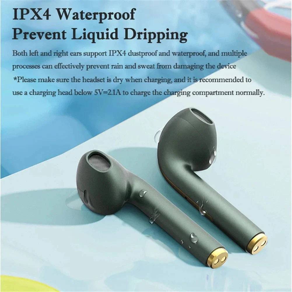 Xiaomi J18 Wireless Earphone Hifi In-Ear Stereo with Microphone Bluetooth Touch Waterproof Noise-Cancelling Various Headphones - Tenini Strive Electronic Shop