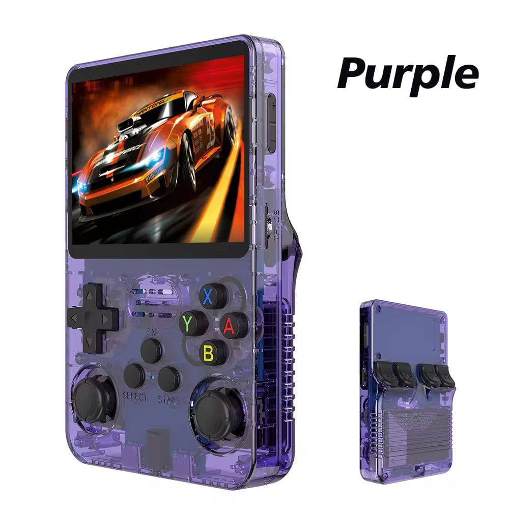 R36S Retro Handheld Video Game Console Linux System 3.5 Inch IPS Screen R35S Pro Portable Pocket Video Player 64GB Games - Tenini Strive Electronic Shop