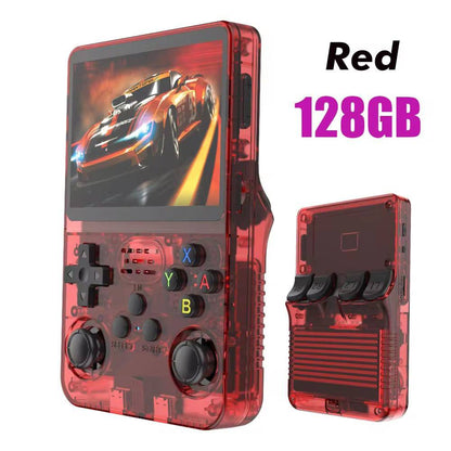 R36S Retro Handheld Video Game Console Linux System 3.5 Inch IPS Screen R35S Pro Portable Pocket Video Player 64GB Games - Tenini Strive Electronic Shop