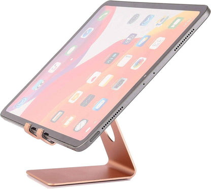 Cell Phone Stand Desk Phone Holder, Cradle, Dock, Compatible with All 4-8Inch Phones, Office Kitchen Traveling Accessories T1 Rose Gold - Tenini Strive Electronic Shop