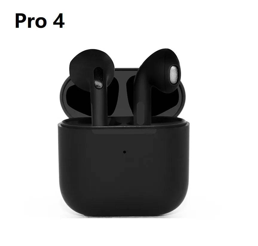 Pro 4 TWS Wireless Headphones Earphone Bluetooth-Compatible 5.3 Waterproof Headset with Mic for Xiaomi Iphone Pro4 Earbuds - Tenini Strive Electronic Shop