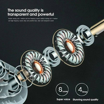 Pro 4 TWS Wireless Headphones Earphone Bluetooth-Compatible 5.3 Waterproof Headset with Mic for Xiaomi Iphone Pro4 Earbuds - Tenini Strive Electronic Shop