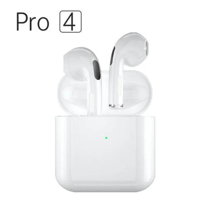 Pro 4 TWS Wireless Headphones Earphone Bluetooth-Compatible 5.3 Waterproof Headset with Mic for Xiaomi Iphone Pro4 Earbuds - Tenini Strive Electronic Shop