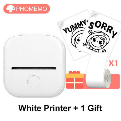 Phomemo T02 Portable Pocket Mini Thermal Printer Photo Label Sticker Bluetooth - Tenini Strive Electronic Shop