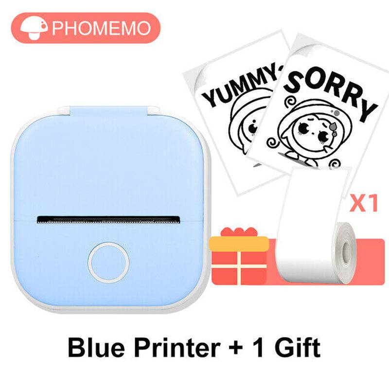 Phomemo T02 Portable Pocket Mini Thermal Printer Photo Label Sticker Bluetooth - Tenini Strive Electronic Shop