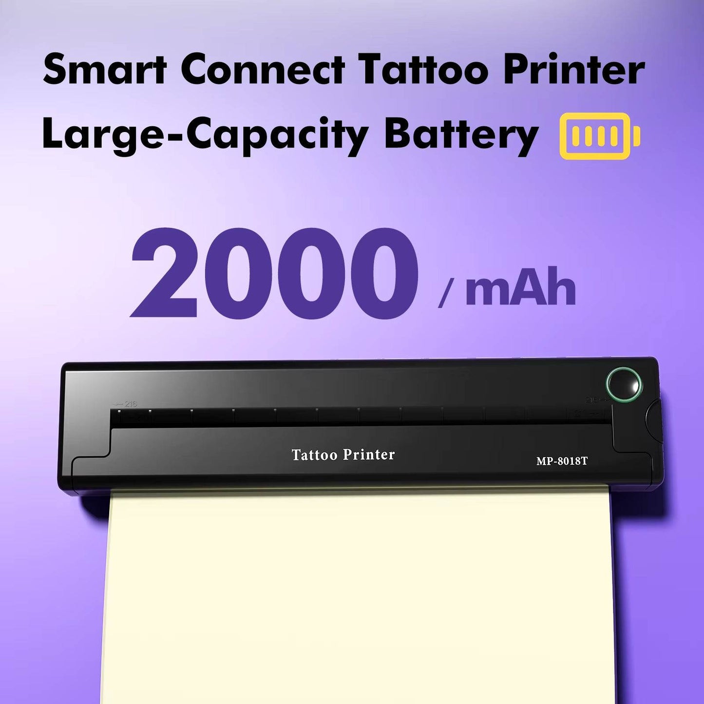 A4 Thermal Printers Wireless Bluetooth Tattoos Printer Portable Mini Thermal Printer A4 Paper Photo Printer from Mobile Phone - Tenini Strive Electronic Shop