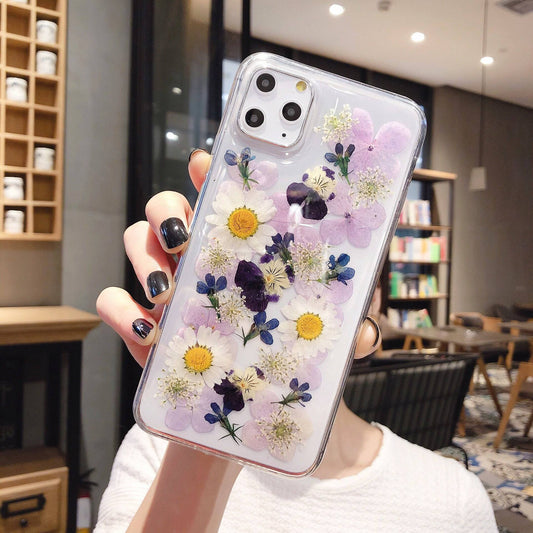 Preserved Flower Epoxy Phone Cases - Tenini Strive Electronic Shop