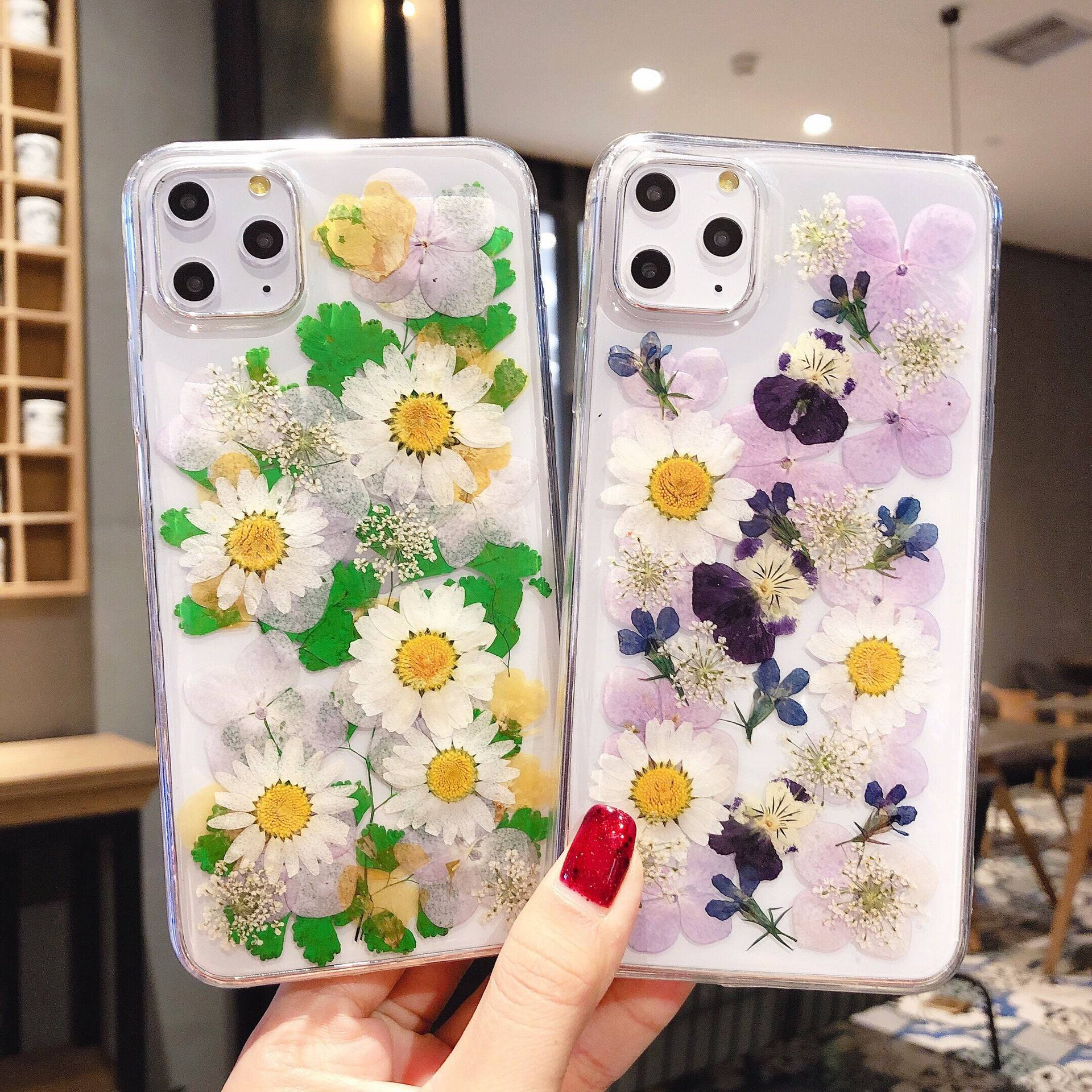 Preserved Flower Epoxy Phone Cases - Tenini Strive Electronic Shop