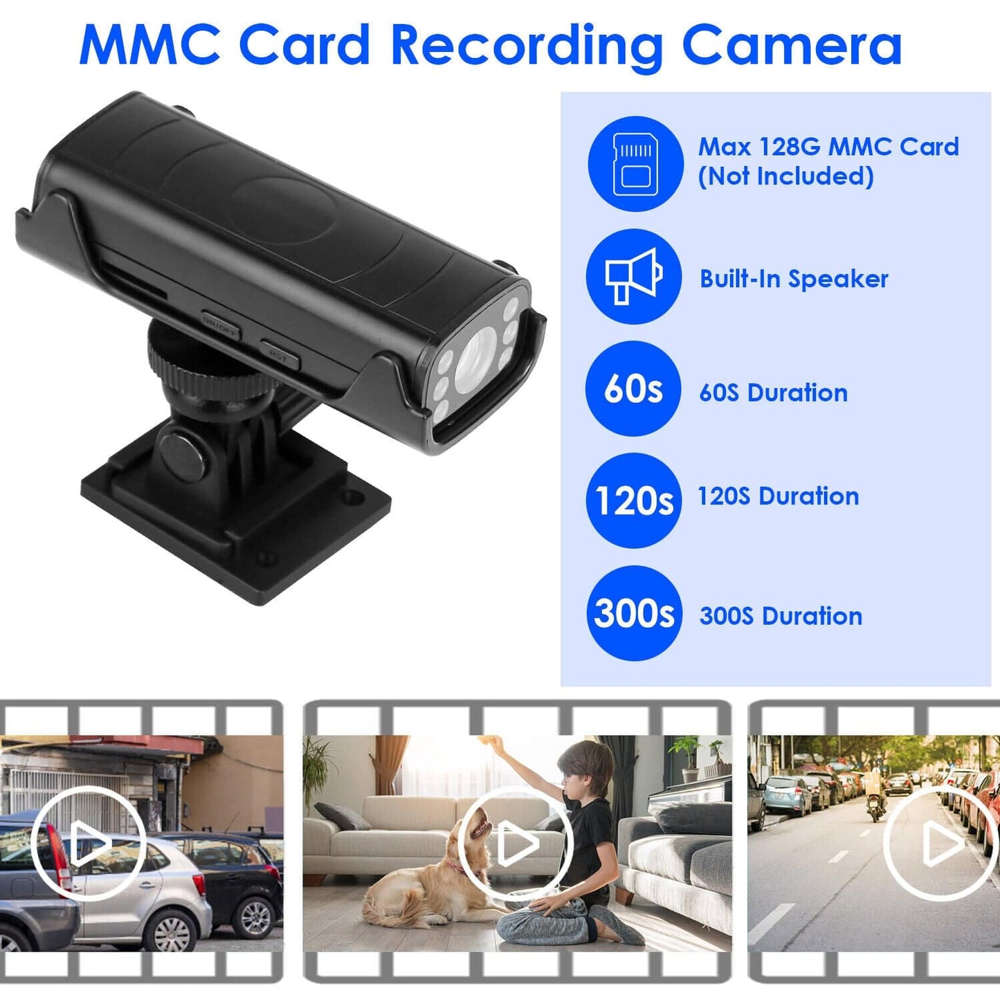 Wireless Backup Camera Reverse Hitch Guide Camera Rechargeable Trailer Camera - Tenini Strive Electronic Shop