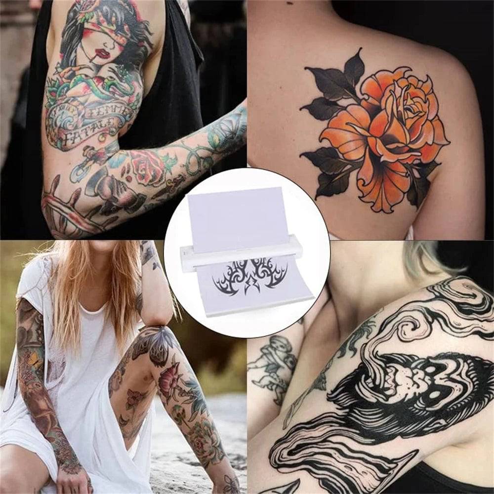 Wireless Battery Thermal Printer Tattoo Portable Machine Clear Transfer Tattoo Stencil Printer Thermal Copier Machine - Tenini Strive Electronic Shop